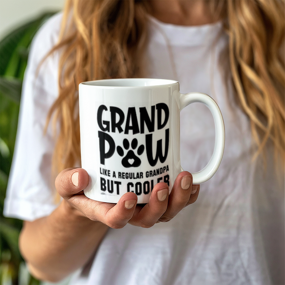 Bear and GrandPaw Like a Regular Grandpa But Cooler Personalized Mug