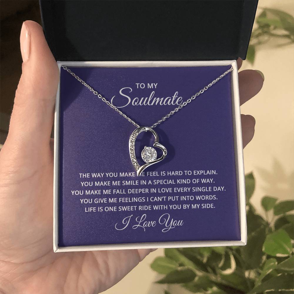 To My Soulmate Forever Love Necklace