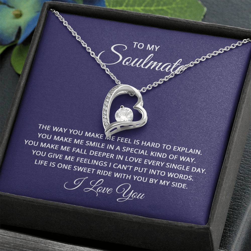 To My Soulmate Forever Love Necklace