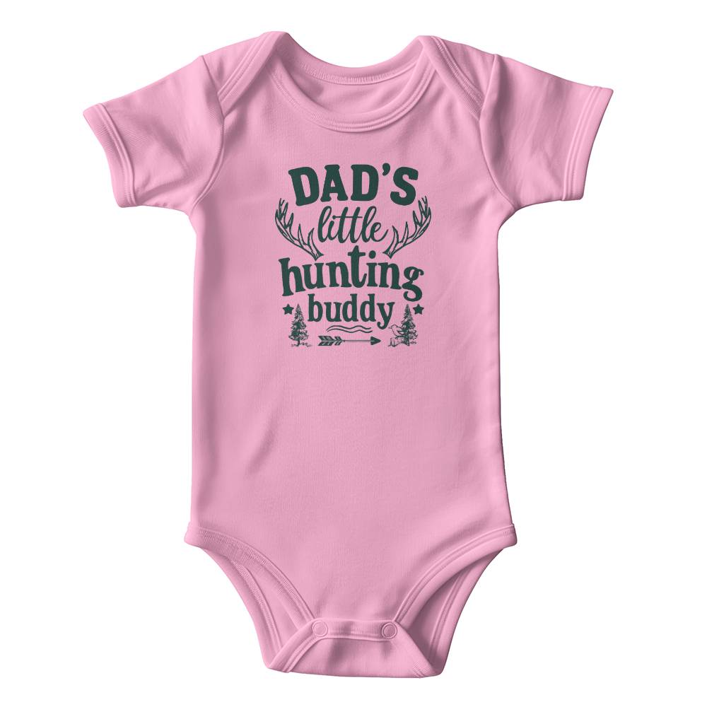 Dad's Little Hunting Buddy Baby Onesie