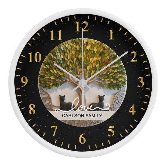 Family Love Clock: A Timeless Tree of Life Design for Your Home ❤️🌳🕰️