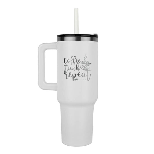 Coffee Teach Repeat Tumbler