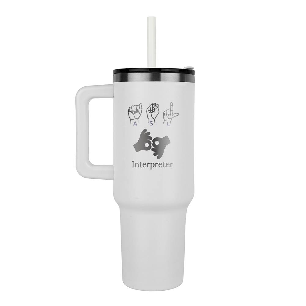 ASL Interpreter Tumbler