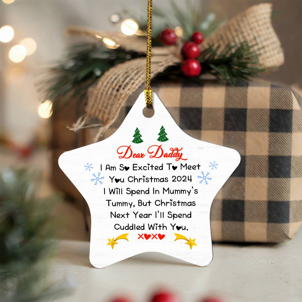 Future Daddy/Mommy Star Ornament