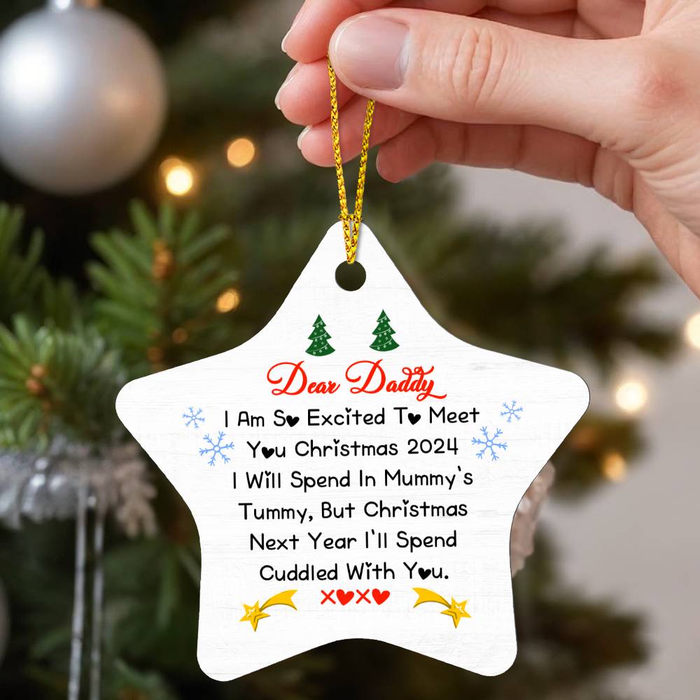 Future Daddy/Mommy Star Ornament