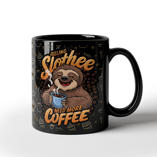 Feeling Slothee Need More Coffee Mug