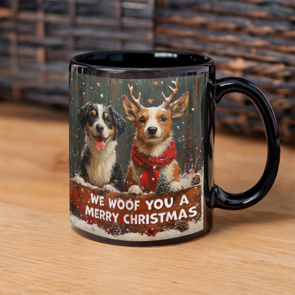 We Woof You a Merry Christmas Mug