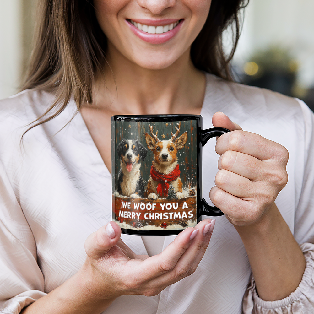 We Woof You a Merry Christmas Mug