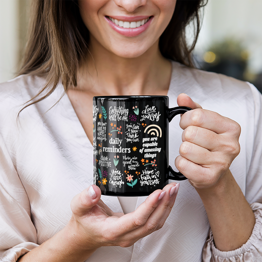 Positive Verbs Mug