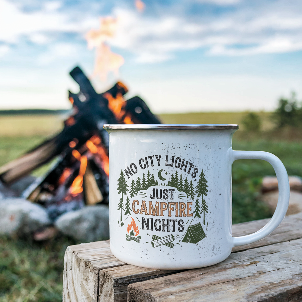 No City Limits Enamel Camping Mug