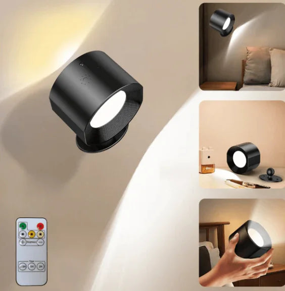 Stylish Magnetic Wall-Mounted Bedside Lamp: Modern Lighting for Any Spac