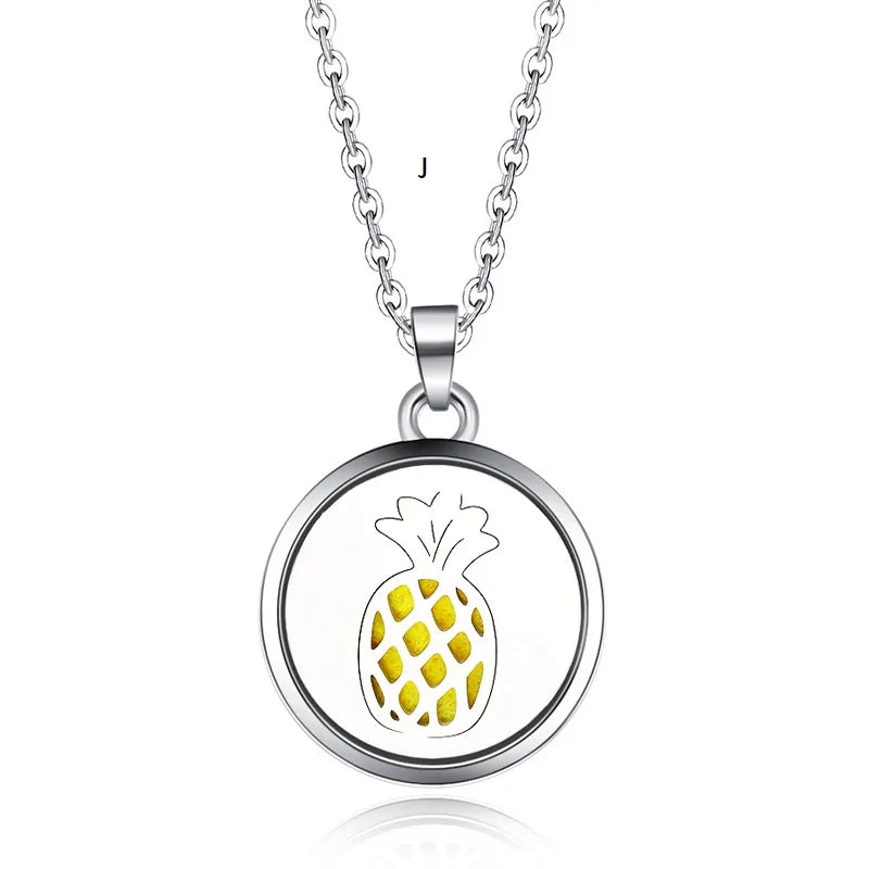 Aromatherapy Pendant Necklace Essential Oil Diffuser for Relaxation and Wellness