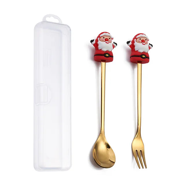 Delightful Christmas Cutlery Set: Perfect for Festive Holiday Gatherings