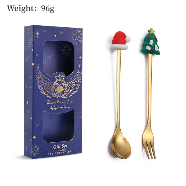 Delightful Christmas Cutlery Set: Perfect for Festive Holiday Gatherings