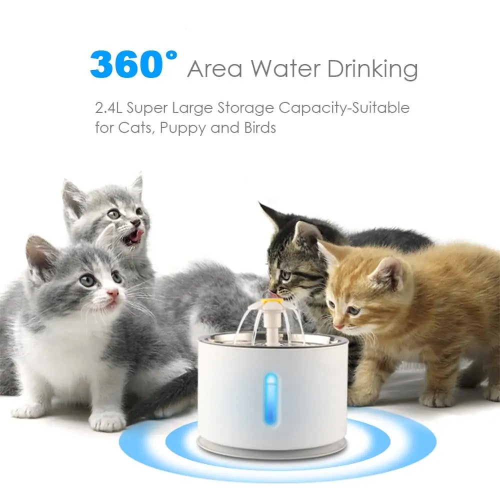 Automatic Pet Water Fountain with Filtration System for Healthy Hydration