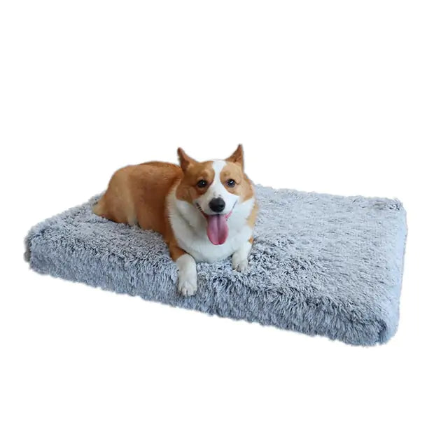 Cozy and Convenient Plush Washable Dog Bed for Ultimate Pet Comfort