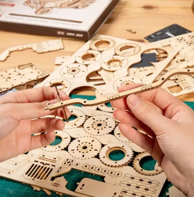 3D Wooden Puzzle Toy - Engaging, Hands-On Fun for Kids and Adults