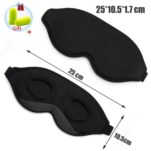 Memory Foam Silk Sleep Mask & Eye Patches for Ultimate Comfort and Relaxation