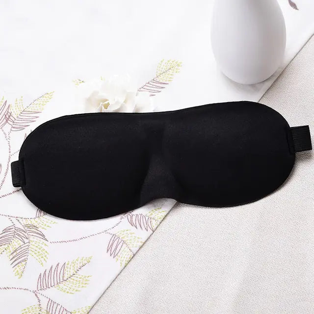 Memory Foam Silk Sleep Mask & Eye Patches for Ultimate Comfort and Relaxation