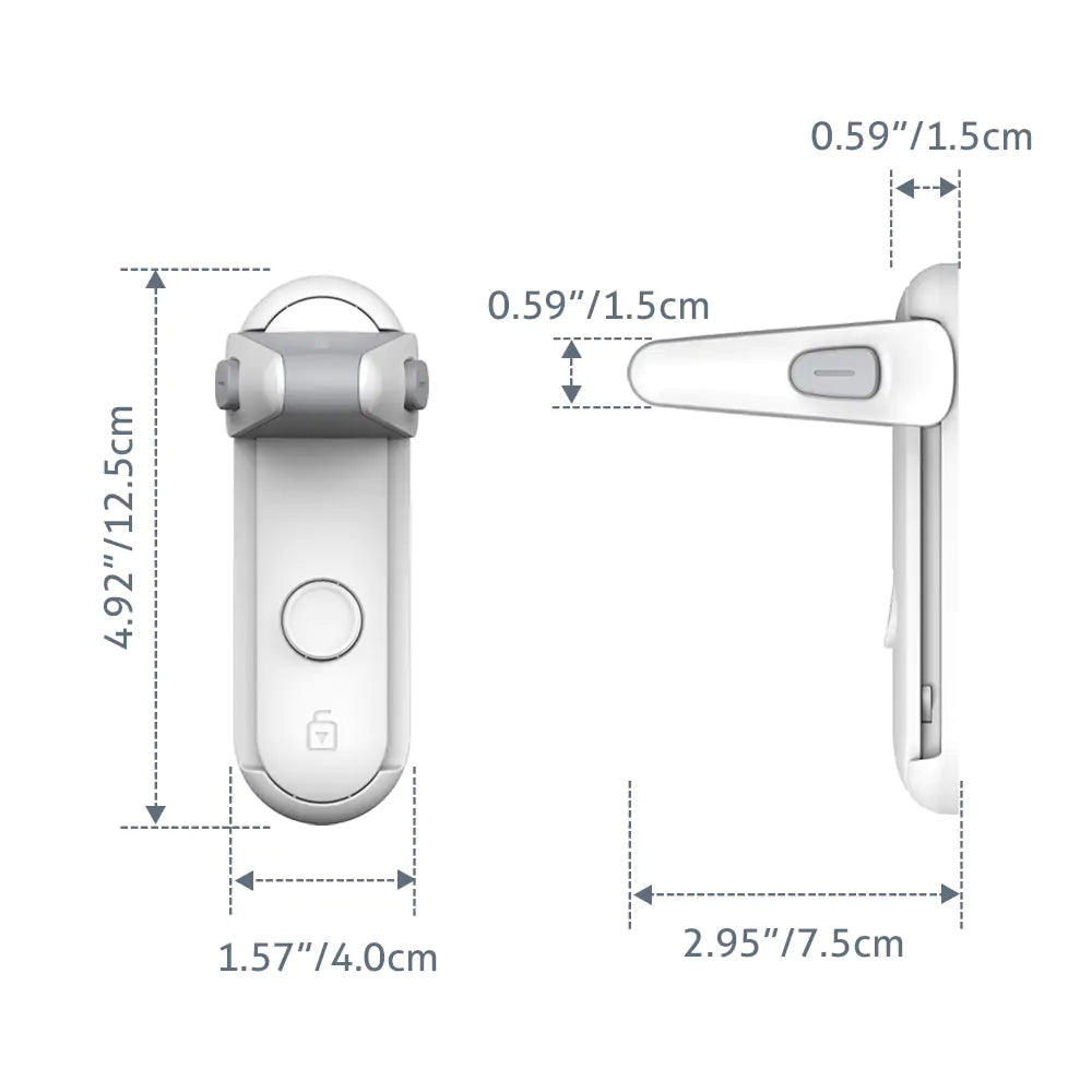 Safety Door Lever Lock - Childproof, Secure Lock for Home Safety Needs