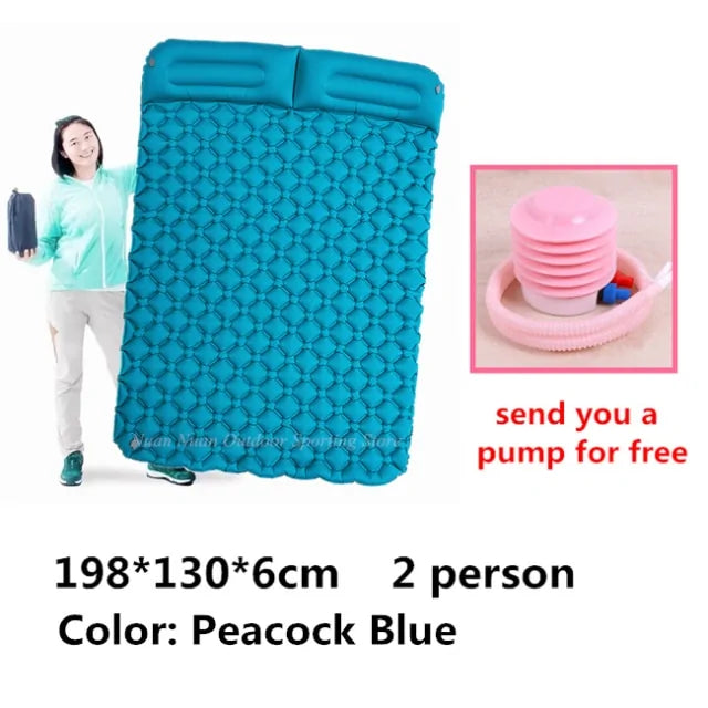 Inflatable Camping Mats - Lightweight, Comfortable Sleeping Solution for Outdoors