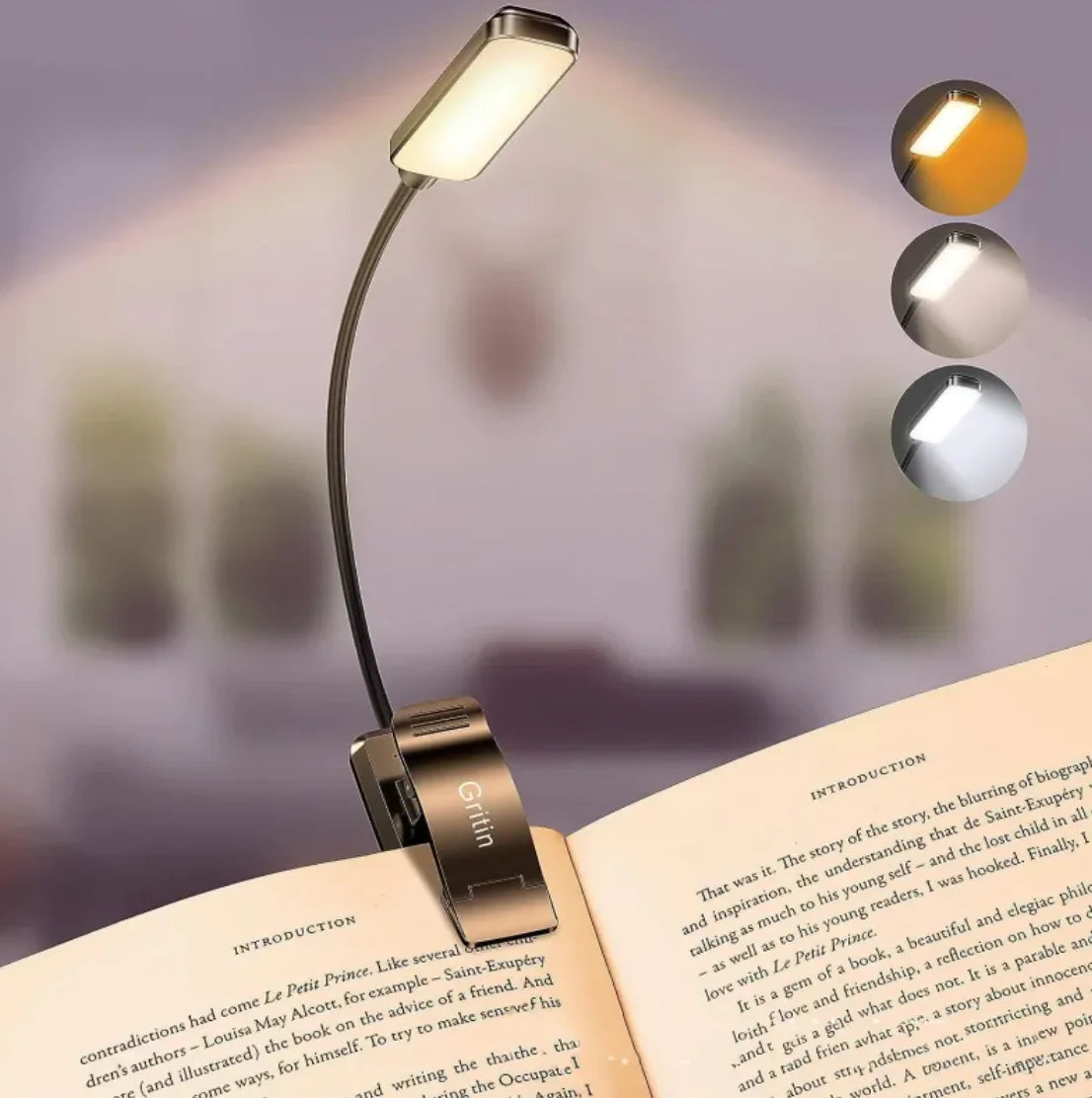 LED Rechargeable Book Light