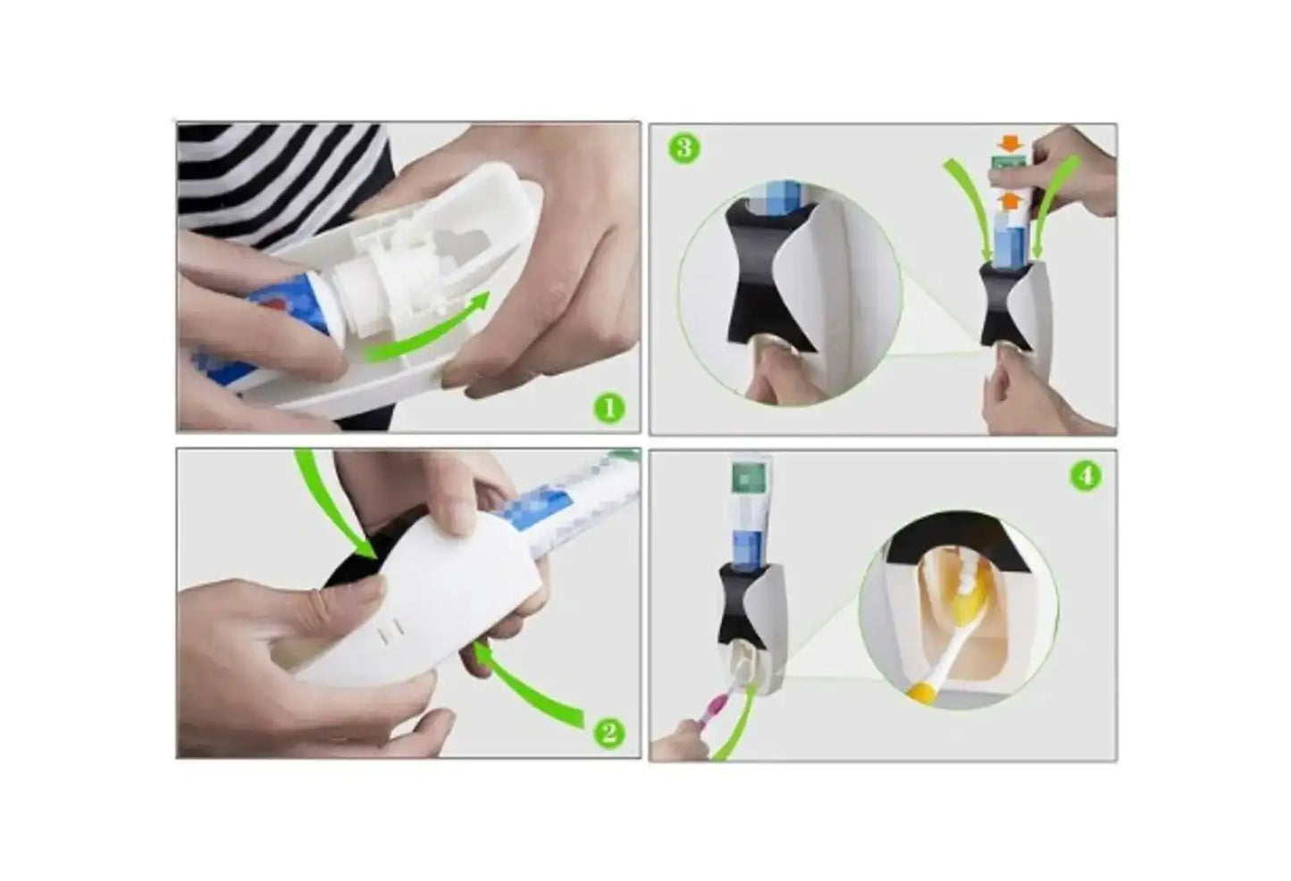 Automatic Toothpaste Dispenser - Hands-Free, Hygienic, and Easy to Use