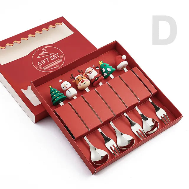 Delightful Christmas Cutlery Set: Perfect for Festive Holiday Gatherings