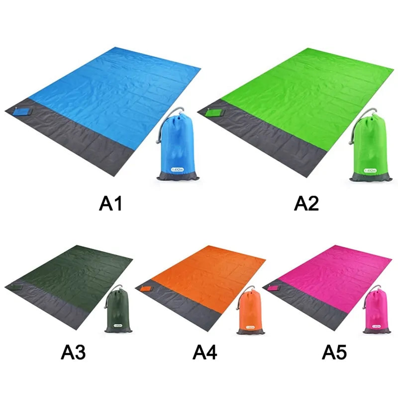 Waterproof Pocket Beach Blanket: Compact, Lightweight, and Perfect for Fun