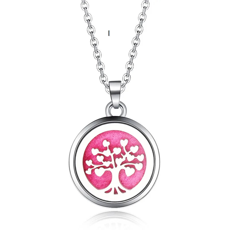 Aromatherapy Pendant Necklace Essential Oil Diffuser for Relaxation and Wellness